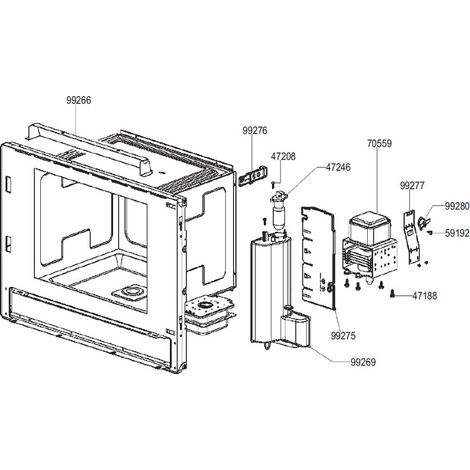 MODULE DE PUISSANCE REP 99275 POUR MICRO ONDES   SMEG - 811652128