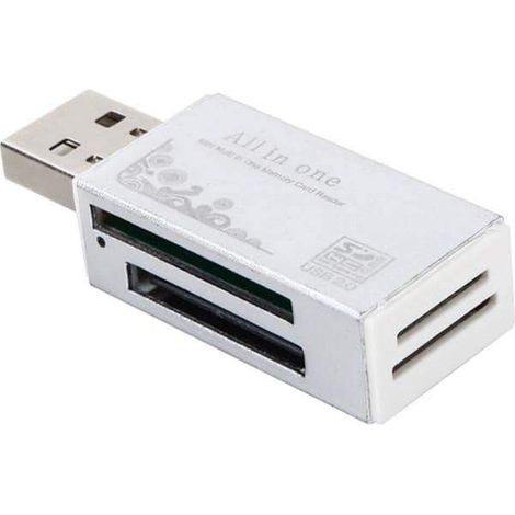 Lecteur de carte mémoire USB compact   4 en 1 (1/5)