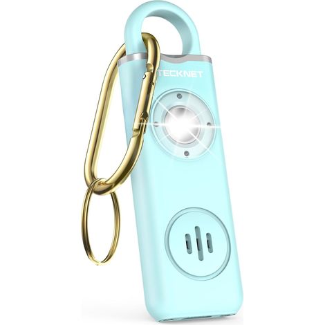 Alarme personnelle 130 DB avec Signal LED Porte-clés de Chargement USB Type-C Alarmes de Poche pour Enfants Femmes Personnes Âgées Étudiants (1/5)