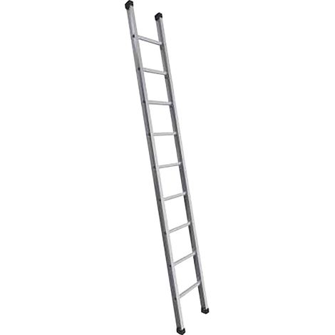Schake Sprossen- Anlegeleiter aus Aluminium mit I-Profil 2,40m lang