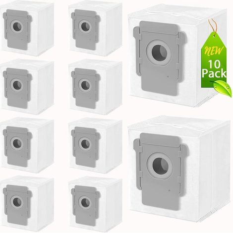 10 Staubsaugerbeutel, kompatibel mit iRobot Roomba i7, i7+, i8, i8+, i3, i3+, j7+, s9+ und i4, Ersatz-Staubbeutel für den iRobot Roomba Allen Clean Base Staubsauger. – AquaForge (1/4)