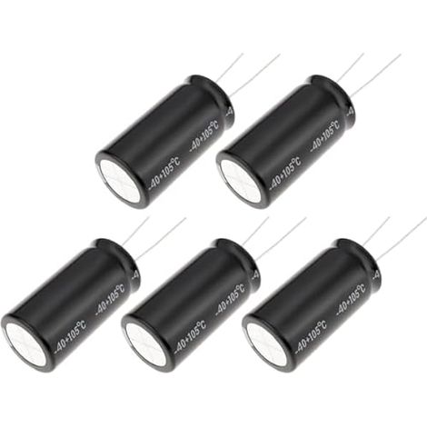 VGOL Lot de 5 condensateurs électrolytiques radiaux en aluminium 3300 uf 50 V -40-105 °C pour équipement de communication à découpage d'alimentation réfrigérateur 18 x 36 mm (1/5)