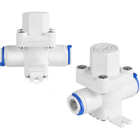 Régulateur de pression d'eau 3/8" - Valve de réduction - Protection du filtre pour eau osmosée (1/5)