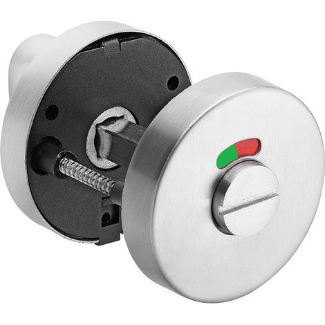 INHHUB WC-Rosette mit Belegungsanzeige, V2A Edelstahl, matt -INHHUB