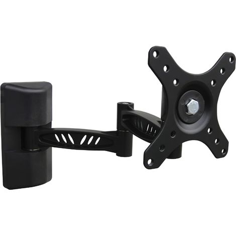 Support TV Métallisé Articulé Noir 12 à 30" Max. 30 kg.