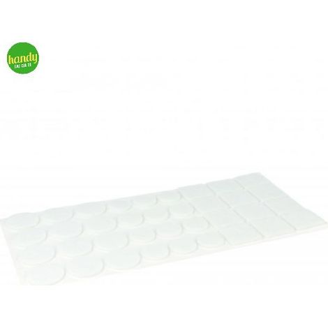 Feltrini adesivi assorititi bianchi 108 pz. (1/2)