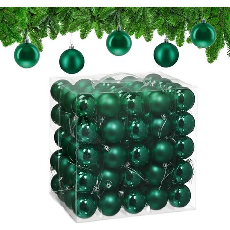 Set di palline per albero di natale 100 ornamenti lucidi (1/5)