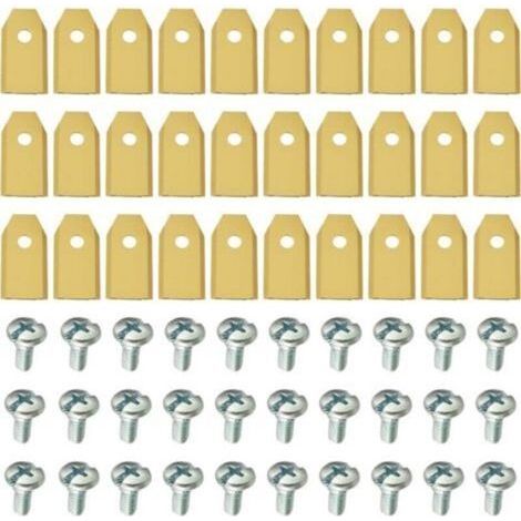 30er-Packung Mährobotermesser, Universal-Ersatzmesser, 35 × 18 × 0,6 mm, Gold (1/5)