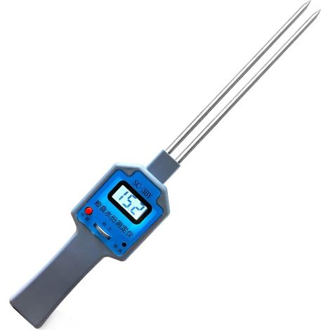 Compteur d'eau Portatif, Humidimètre Rapide for Grains, Compteur De Grains Portable, Détecteur D'humidité Sèche (1/4)