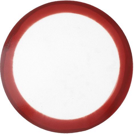 Tapis de cuisson rond en silicone pour four, idéal pour la pizza, antiadhésif et résistant à la chaleur, pour la pâtisserie maison (254 mm, couleur aléatoire)-25.4X25.4CM-1