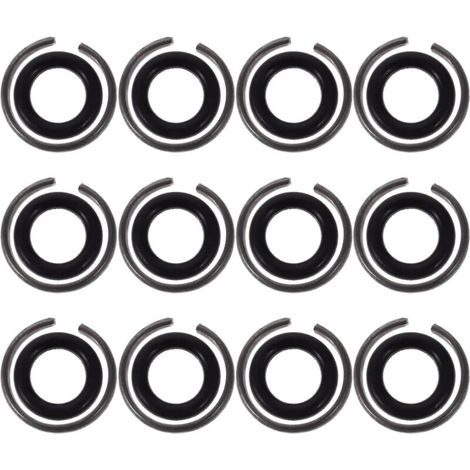 Bagues De Retenue pour Clé À Chocs : 12 Ensemble 1/2 Bague De Retenue pour Clé À Chocs avec Joint Torique pour À Pneumatique (1/5)