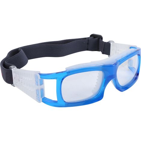 Anlorr Basketball-, Fußball- und Sportbrille, Badminton- und Tennisbrille, explosionsgeschützt (blau) (1/5)
