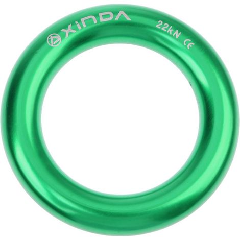 Anneau De Rappel Vert Connecteur 22kN Bail-out Pour Accrobranches Arboriculteur Hamac (1/5)