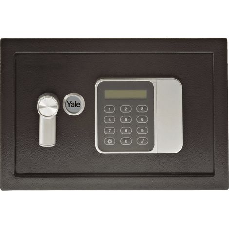 YALE Cassaforte Serie Guest Piccola YSG/200/DB2, Nero, Accesso con Codice Pin Digitale, Funzione Codice Master