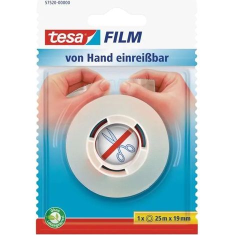 Tesa 4042448095992 Nastro adesivo trasparente 25m x 19mm
