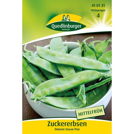 Quedlinburger Zuckererbsen Oregon Sugar Pod - Gemüsesamen (1/2)