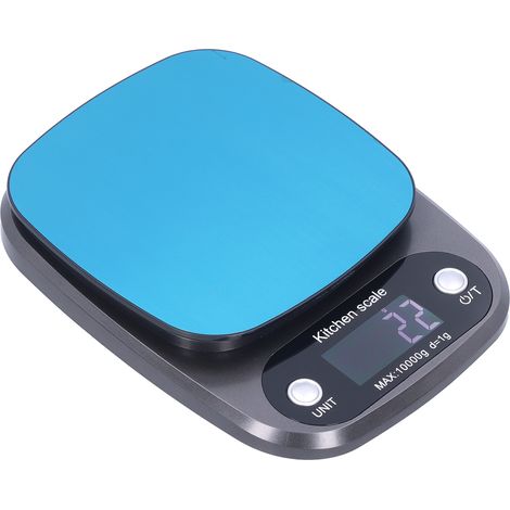 Balance de cuisine électronique 10 kg pour fruits, nutrition, café, usage domestique, avec minuteur, pour la pâtisserie et les produits médicinaux. (1/5)