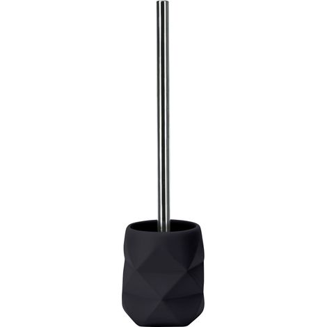 Kleine Wolke WC-Bürstenhalter Crackle schwarz Bürstengarnitur