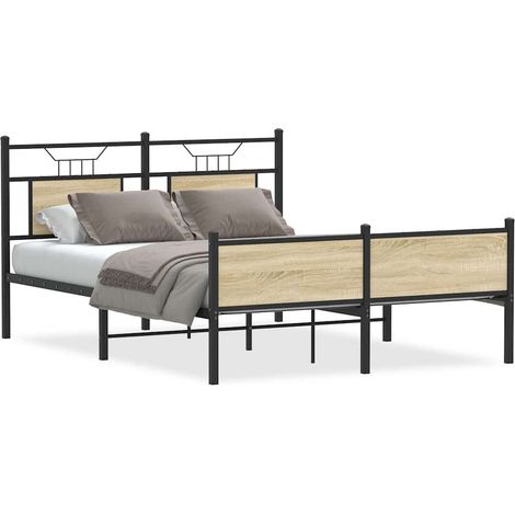 Maison Exclusive - Estructura de cama sin colchón madera roble So (1/5)