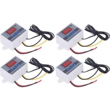 4 Stück LED-Digital-Temperaturregler-Heiz-/Kühlthermostat-Schaltmodul 12 V 120 W (1/5)