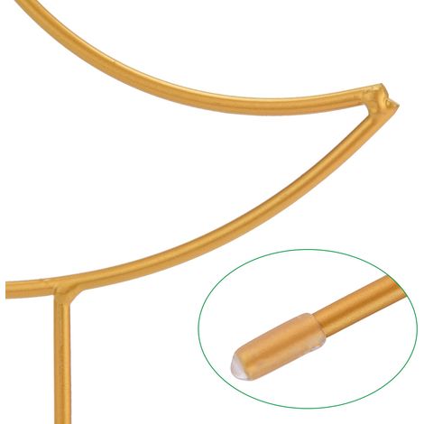Support pour plantes grimpantes, treillis en fer pour plantes grimpantes, support en forme de lune (1/5)
