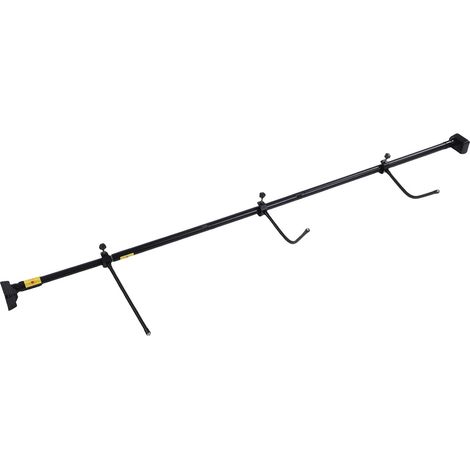 Porte-guirlande réglable en acier extensible 80-170 cm pour porte d'entrée accroche couronnes déco fête (1/5)