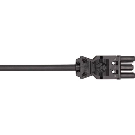 Wieland Kabel GST18 3-polig weiblich mit 1m Kabel Schwarz