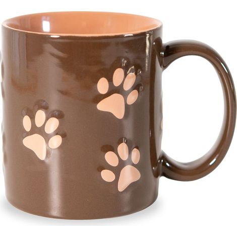 WD LifeStyle Tazza in Stoneware Decoro Zampa Beige