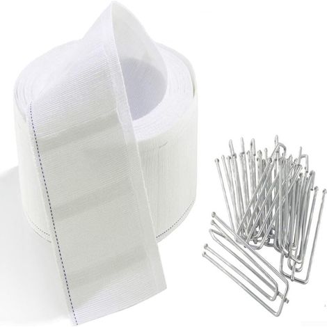 6m curtain tape for hanging pleated curtains (1/5)
