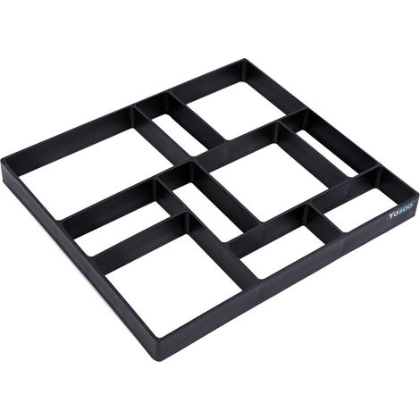 Jeffergarden Moule de pavage en béton de jardin bricolage pour les améliorations extérieures des allées de chaussée (1/5)