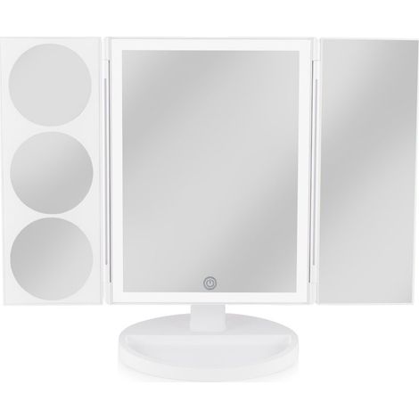 Espejo retrovisor plegable de tamaño completo Rio MMFS-EU-L/1,6, blanco (1/3)