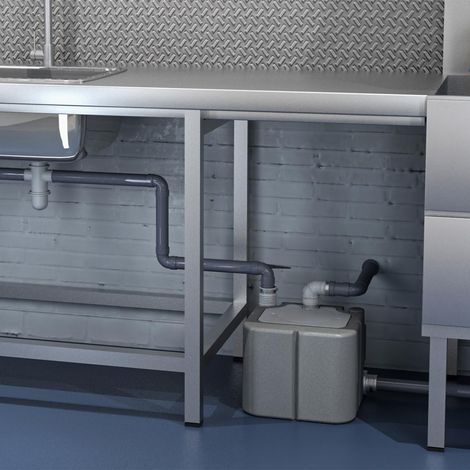 SFA Saniswift Pro - Stazione di sollevamento per acque grigie fino a 90°C (1/5)