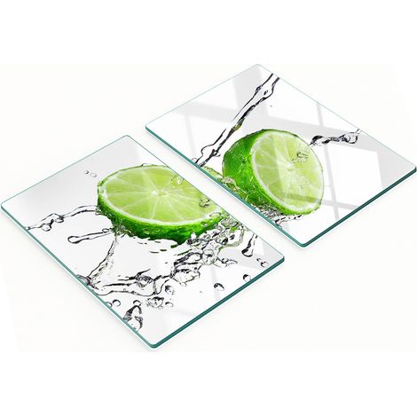 Taglieri da cucina decorativi in vetro per lime e acqua, 2x40x52 cm (1/5)