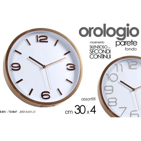 OROLOGIO PARETE BRONZO D.30 ASSORT.