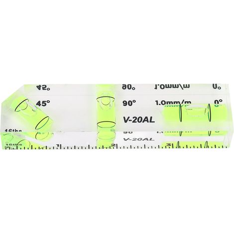 Niveau Bulle Pocket Acrylic Mini Horizontal Vertical 45° pour Hanging Picture Machinist Construction Household (1/5)