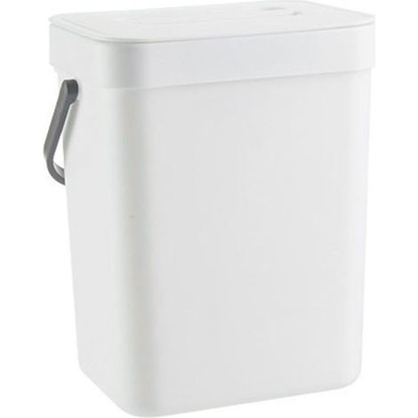 Petit bac à compost de cuisine 3L, conteneur de déchets ménagers avec couvercle pour composteur de déchets. (1/5)