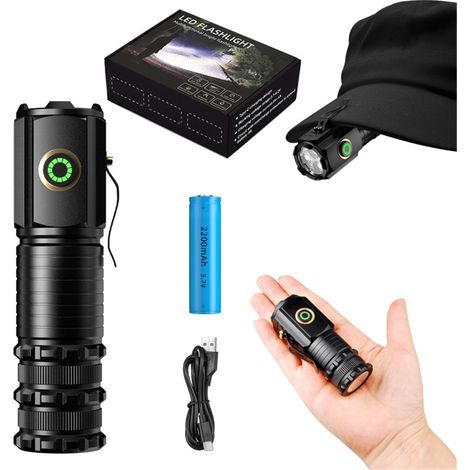 Lampe frontale ultra-puissante rechargeable - Pour activités extérieures et rassemblements (1/5)
