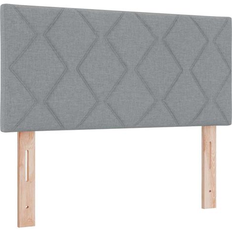 Maison Exclusive - Testiera Grigio chiaro 90 cm Tessuto (1/5)