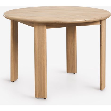 Table de salle à manger ronde Ø110 cm en bois d'acacia Uleno SKLUM (1/5)