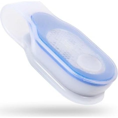 Mini lampe magnétique en silicone rechargeable USB, bleue, idéale pour les sports de plein air, le vélo, les randonnées et même les balades. (1/5)