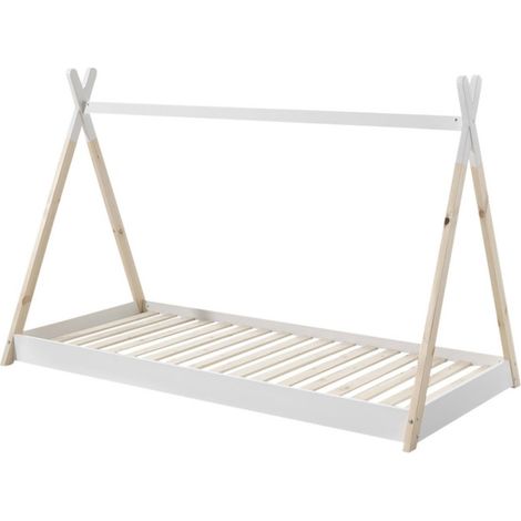 Lit Enfant Design "Tipi" 90x200cm Blanc (1/5)
