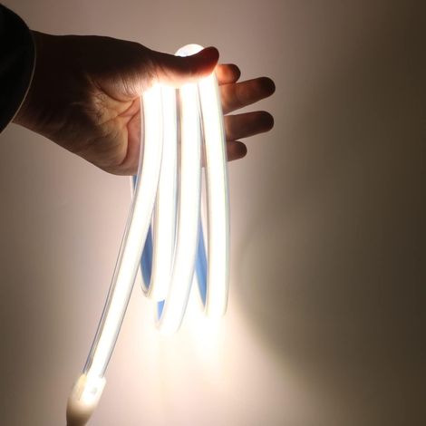 220 V COB LED Strip IP67 Waterproof 280 LEDs/S/M Flexible Strip for Outdoor Rope Lamp 4000 K White 1 m 2 m 3 m 220 Volt (White, 1) (1/5)