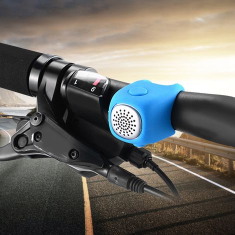Mountainbike-Fahrradlenker-Klingel, elektrische Hupe für Fahrräder (blau) (1/5)