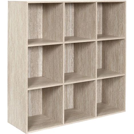 Étagère Modulable 9 Cases "Pietra" 99cm Beige