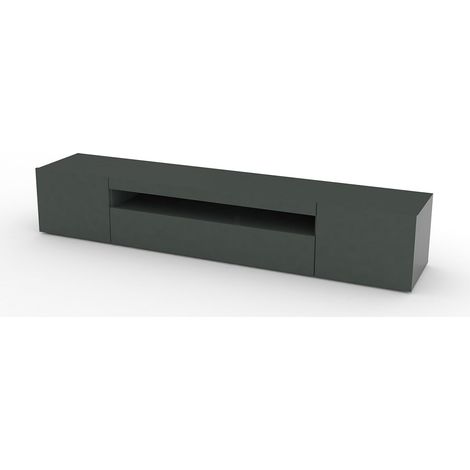 Mobile TV 3 Ante 200x40x36,5 cm Daiquiri Antracite Lucido (1/4)