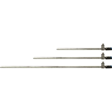 1 m Erdspieß Ø16 mm – Verzinkter Stahl – Abgeschrägte Spitze für optimales Eindringen – Käfigverbinder (1/4)