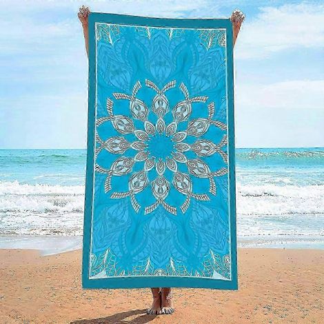 Mikrofaser-Reisehandtuch für Damen – saugfähig, schnelltrocknend und weich, ideal für Strand, Schwimmen, Urlaub und Outdoor-Aktivitäten. (1/5)