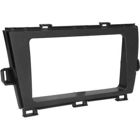 Façade d'autoradio 2DIN avec lecteur DVD/CD, noire, pièce de rechange pour Prius RH