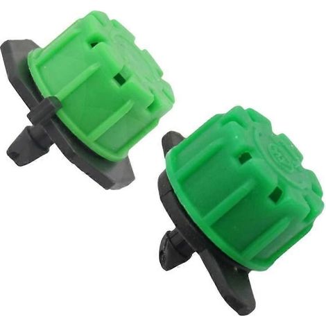 Garden Hose Dripper with Adjustable 8 Hole Irrigation Sprinkler Nozzle for Precise Plant Watering 20 Pcs Green (1/5)