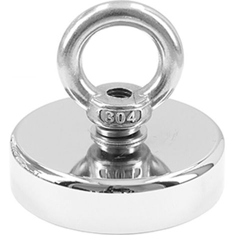 Imán de neodimio Ferrestock fskndc009 gancho 60 mm grosor 15 mm
